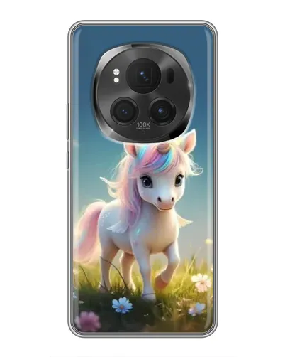 Чехол для Vivo X200 PRO с картинкой «Единорог на поляне» Чехол для Vivo X200 PRO с картинкой «Единорог на поляне»
