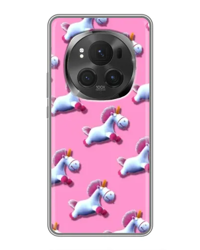 Чехол для Vivo X200 PRO с картинкой «Единороги на розовом» Чехол для Vivo X200 PRO с картинкой «Единороги на розовом»