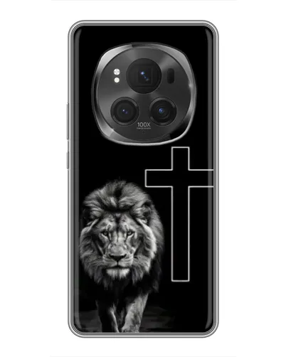 Чехол для Vivo X200 PRO с картинкой «Лев и Крест» Чехол для Vivo X200 PRO с картинкой «Лев и Крест»