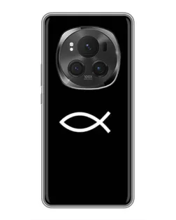 Чехол для Vivo X200 PRO с картинкой «Символ рыбы Jesus»