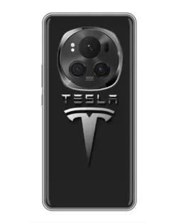 Чехол для Vivo X200 PRO с картинкой «Стальной логотип Tesla»