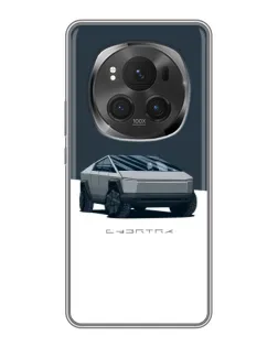 Чехол для Vivo X200 PRO с картинкой «Серебристый Cybertruck Tesla»