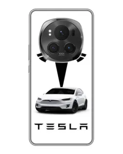 Чехол для Vivo X200 PRO с картинкой «Tesla White Style»