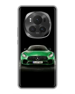 Чехол для Vivo X200 PRO с картинкой «Mercedes — неоновый лого»