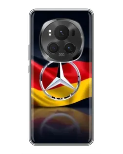 Чехол для Vivo X200 PRO с картинкой «Mercedes — флаг Германии»