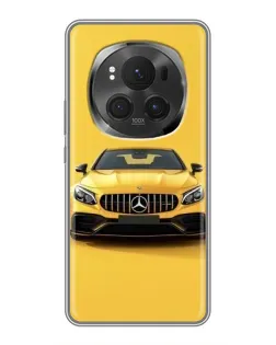 Чехол для Vivo X200 PRO с картинкой «Желтый Mercedes GT»