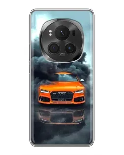 Чехол для Vivo X200 PRO с картинкой «Audi в облаках дыма»