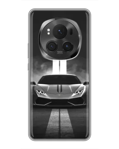 Чехол для Vivo X200 PRO с картинкой «Lamborghini симметрия дорог»