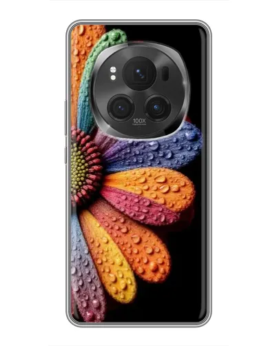 Чехол для Vivo X200 PRO с картинкой «Радужный цветок»
