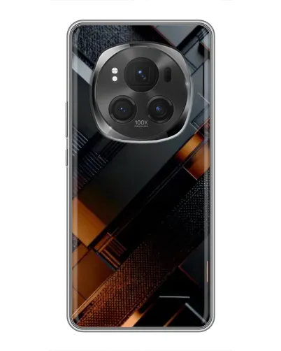 Чехол для Vivo X200 PRO с картинкой «Черные геометрические блоки»