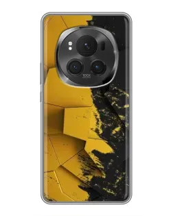Чехол для Vivo X200 PRO с картинкой «Золотые осколки геометрии»