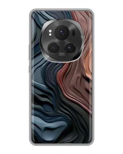 Чехол для Vivo X200 PRO с картинкой «Цветные волны каньона»