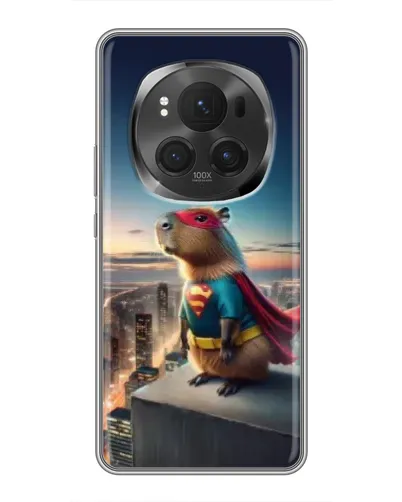 Чехол для Vivo X200 PRO с картинкой «Капи-мен супергерой»
