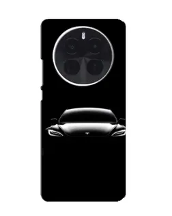 Чехол для Vivo X300 Pro с картинкой «Фары Tesla Night»