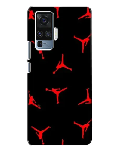 Чехол для Vivo X50 Pro с картинкой «Jordan Red Pattern» Чехол для Vivo X50 Pro с картинкой «Jordan Red Pattern»
