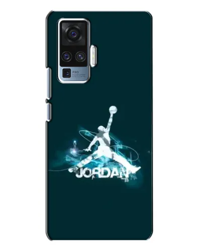 Чехол для Vivo X50 Pro с картинкой «Jordan Blue Fire» Чехол для Vivo X50 Pro с картинкой «Jordan Blue Fire»