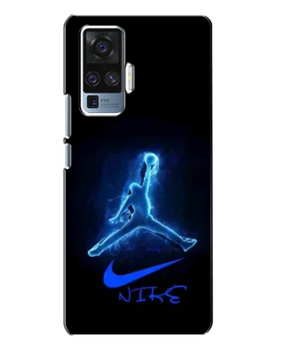 Чехол для Vivo X50 Pro с картинкой «Jordan Neon Blue» Чехол для Vivo X50 Pro с картинкой «Jordan Neon Blue»
