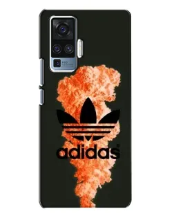 Чехол для Vivo X50 Pro с картинкой «Оранжевый дым Adidas» Чехол для Vivo X50 Pro с картинкой «Оранжевый дым Adidas»