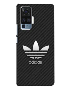 Чехол для Vivo X50 Pro с картинкой «Adidas Карбоновая текстура»