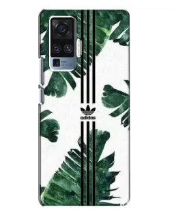 Чехол для Vivo X50 Pro с картинкой «Пальмовые листья адидас»