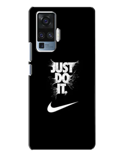 Чехол для Vivo X50 Pro с картинкой «Текстовый принт Nike»