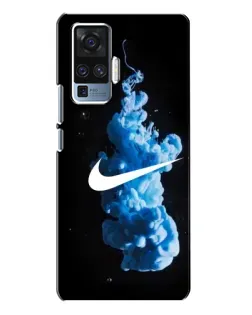 Чехол для Vivo X50 Pro с картинкой «Nike и синий дым» Чехол для Vivo X50 Pro с картинкой «Nike и синий дым»
