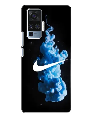Чехол для Vivo X50 Pro с картинкой «Nike и синий дым»