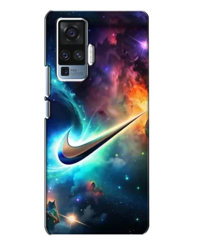 Чехол для Vivo X50 Pro с картинкой «Космический Nike Swoosh»