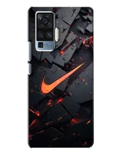 Чехол для Vivo X50 Pro с картинкой «Nike — эффект разломов» Чехол для Vivo X50 Pro с картинкой «Nike — эффект разломов»