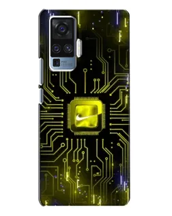 Чехол для Vivo X50 Pro с картинкой «Nike — золотая искра» Чехол для Vivo X50 Pro с картинкой «Nike — золотая искра»