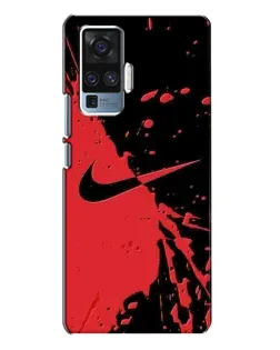 Чехол для Vivo X50 Pro с картинкой «Красные брызги Nike» Чехол для Vivo X50 Pro с картинкой «Красные брызги Nike»