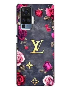 Чехол для Vivo X50 Pro с картинкой «Цветочный Louis Vuitton» Чехол для Vivo X50 Pro с картинкой «Цветочный Louis Vuitton»