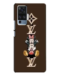 Чехол для Vivo X50 Pro с картинкой «LV и Микки Маус»