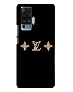 Чехол для Vivo X50 Pro с картинкой «Louis Vuitton — минимализм»