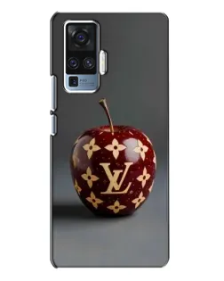 Чехол для Vivo X50 Pro с картинкой «Красное яблоко LV»