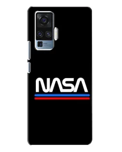 Чехол для Vivo X50 Pro с картинкой «NASA — классика Red Blue» Чехол для Vivo X50 Pro с картинкой «NASA — классика Red Blue»