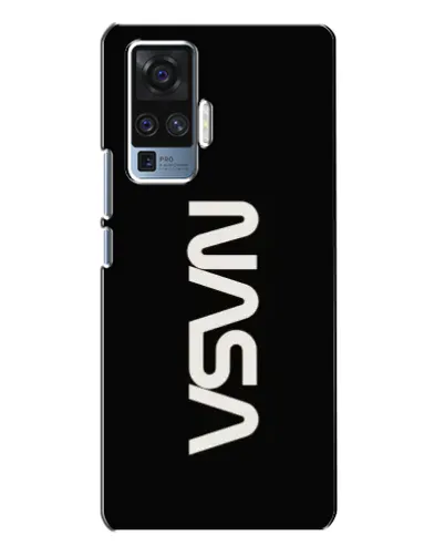 Чехол для Vivo X50 Pro с картинкой «NASA — вертикальный логотип» Чехол для Vivo X50 Pro с картинкой «NASA — вертикальный логотип»