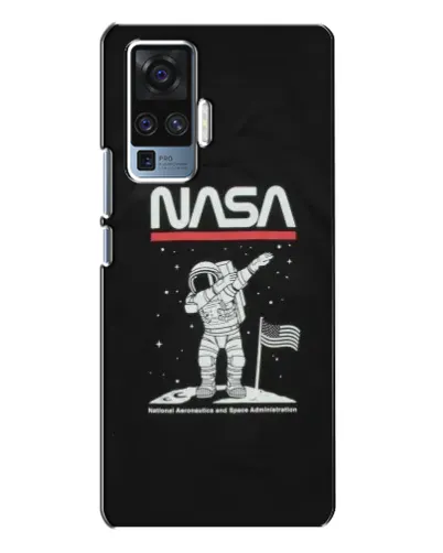 Чехол для Vivo X50 Pro с картинкой «NASA — шагаем по Луне» Чехол для Vivo X50 Pro с картинкой «NASA — шагаем по Луне»