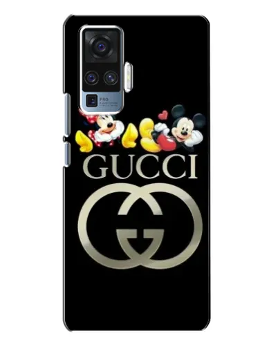 Чехол для Vivo X50 Pro с картинкой «Gucci — герои Disney»