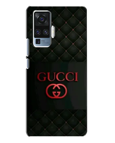 Чехол для Vivo X50 Pro с картинкой «Gucci — стеганый черный»