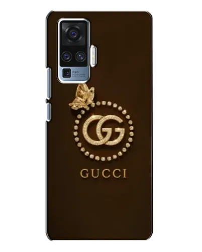Чехол для Vivo X50 Pro с картинкой «Gucci — золотая бабочка»
