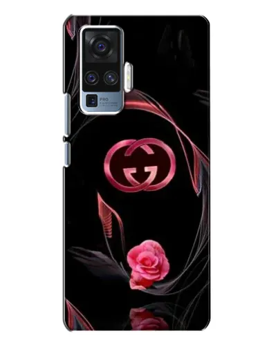 Чехол для Vivo X50 Pro с картинкой «Gucci — неоновая роза»