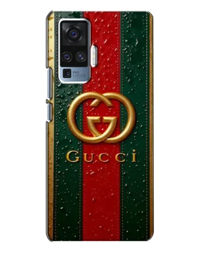 Чехол для Vivo X50 Pro с картинкой «Gucci — фирменная полоса и золото» Чехол для Vivo X50 Pro с картинкой «Gucci — фирменная полоса и золото»