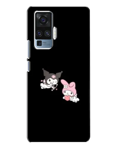 Чехол для Vivo X50 Pro с картинкой «My Melody и Kuromi» Чехол для Vivo X50 Pro с картинкой «My Melody и Kuromi»