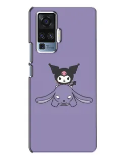 Чехол для Vivo X50 Pro с картинкой «Kuromi на лиловом фоне» Чехол для Vivo X50 Pro с картинкой «Kuromi на лиловом фоне»