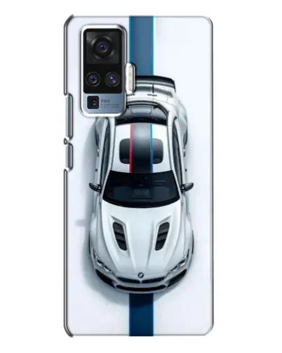 Чехол для Vivo X50 Pro с картинкой «Вид сверху — BMW M»