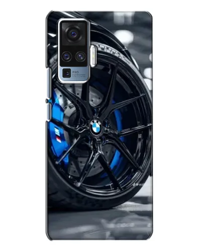 Чехол для Vivo X50 Pro с картинкой «Колесо BMW вблизи»