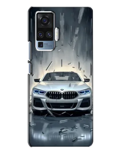 Чехол для Vivo X50 Pro с картинкой «BMW в свете фар»