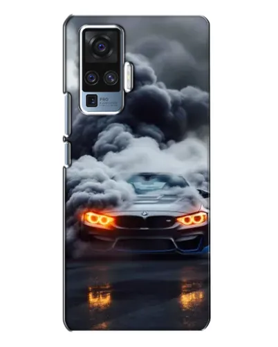 Чехол для Vivo X50 Pro с картинкой «BMW в дыму»