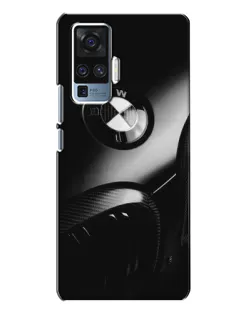 Чехол для Vivo X50 Pro с картинкой «Эмблема BMW — макро»